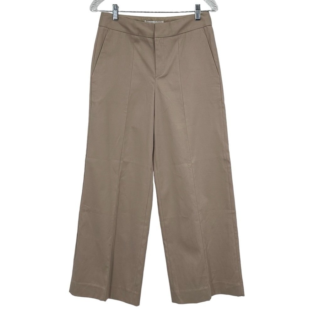 NEW EVERLANE Structure Pant Limited Edition Wide Leg Khaki Tan Size 0